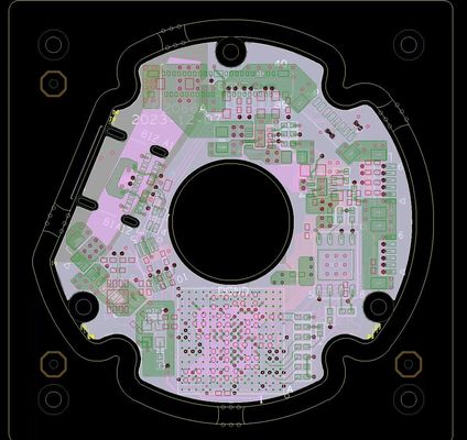 Mehrschicht-PCB-Platte mit 0,15 mm Rückbohrer für die Herstellung